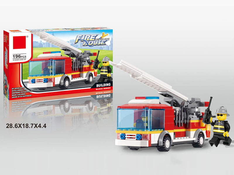 The big fire engine blocks  196PCS