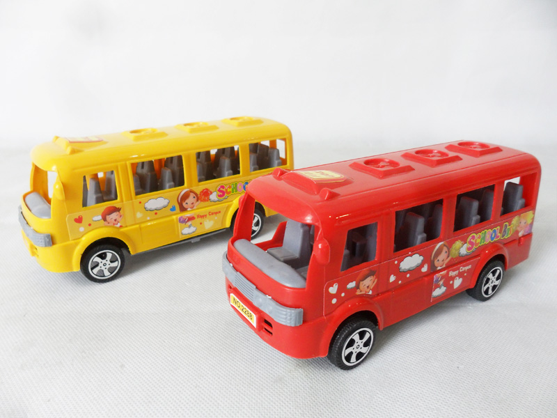Friction bus Car Toy