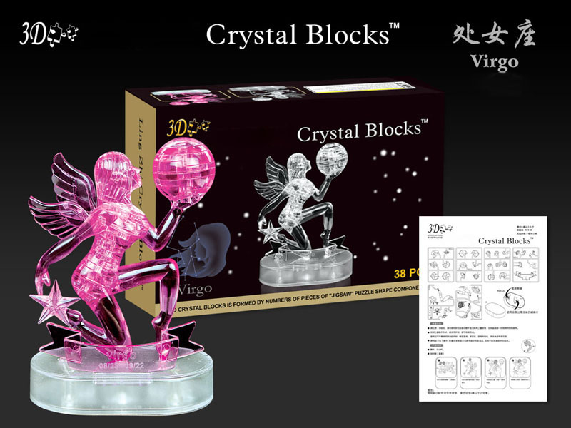 virgo crystal blocks 38pcs
