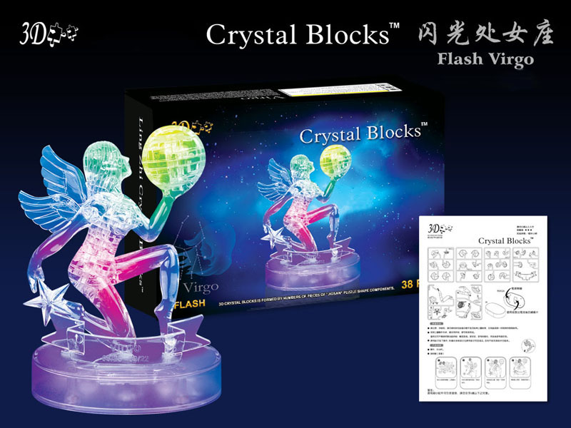 flash virgo crystal blocks 38pcs