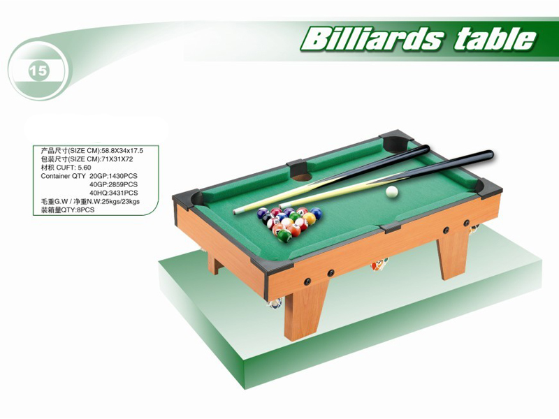 billiards table
