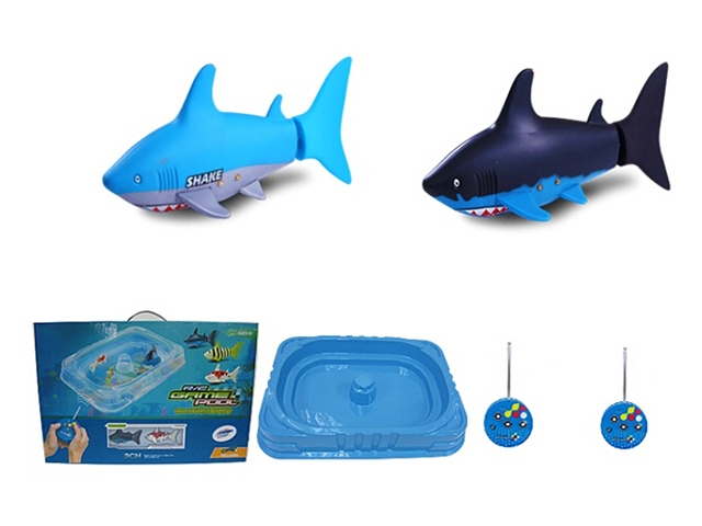 Remote Control Shark With Blister Card Pool