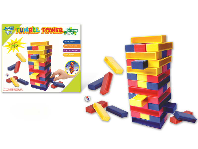 Plastic Jenga Toys