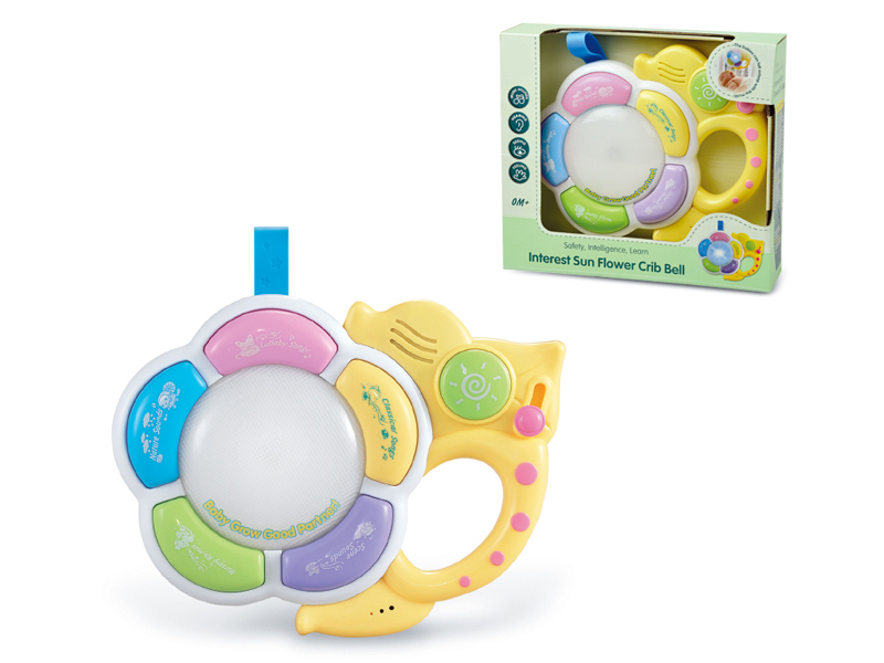 sunflower   Baby Mobiles  with light and music