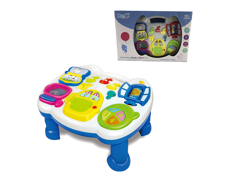 Laptop   with light and music