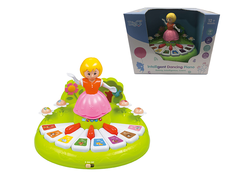 intelligent dancing piano with light and music