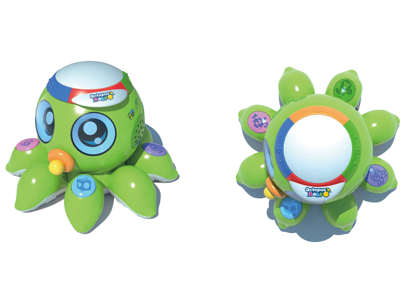 Octopus with light  and music