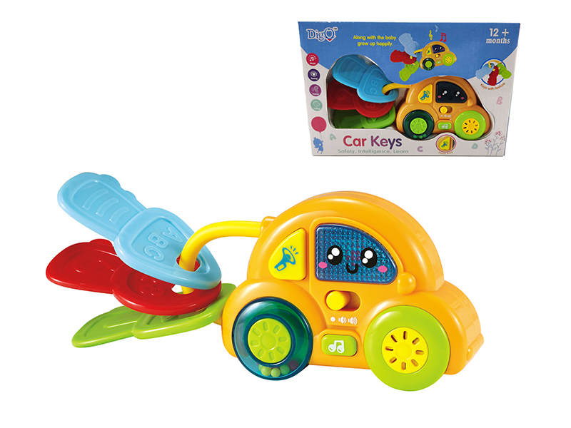 car key with light and music