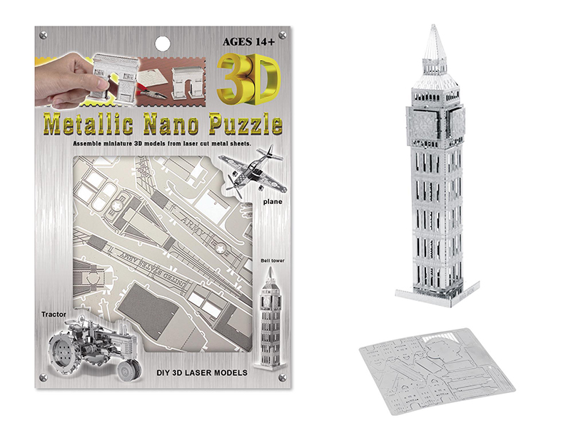 Stainless Steel  Big Ben 3D Puzzle