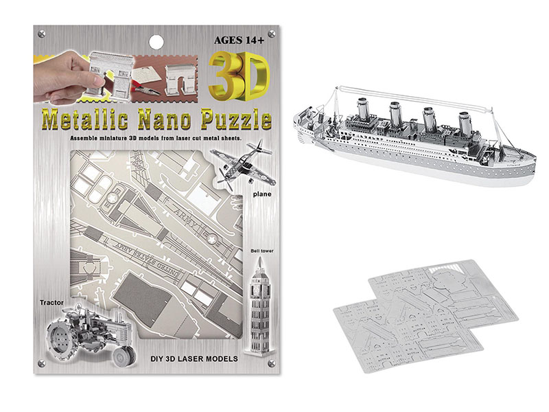Stainless Steel  Titanic 3D Puzzle