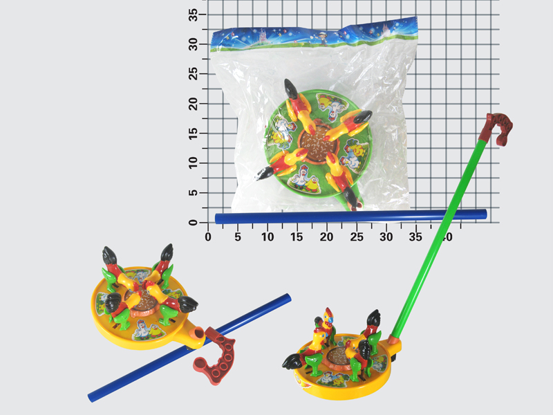 Push Chicken Dish (green / yellow)