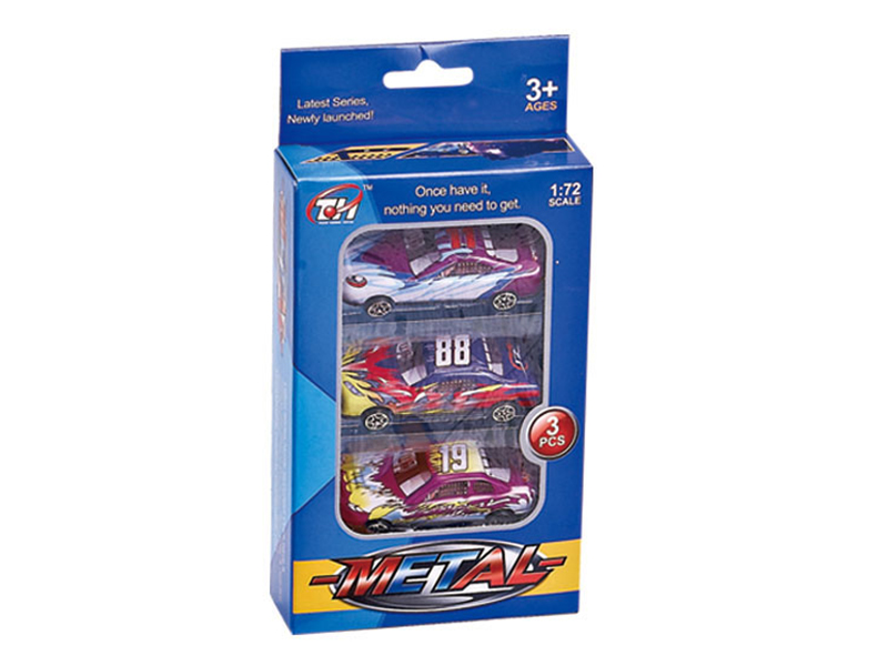 3 PCS Slide  Metal Car