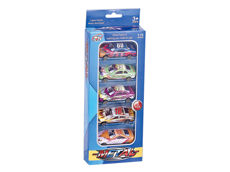 5 PCS Slide  Metal Car