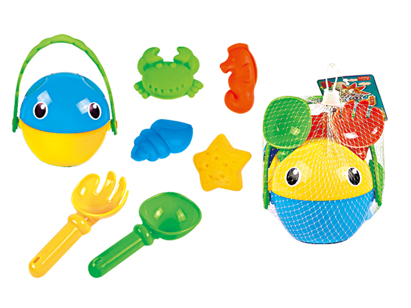 7pcs Cartoon  Bucket