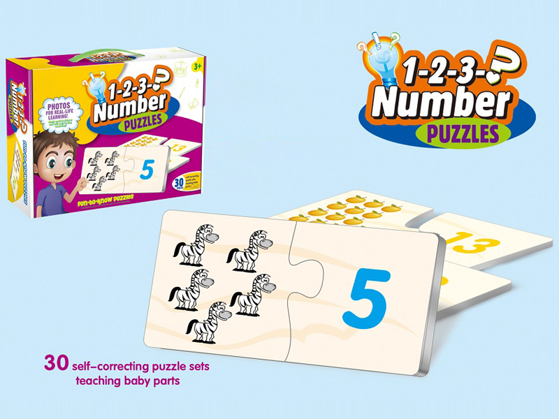 Number Jigsaw Puzzle Game