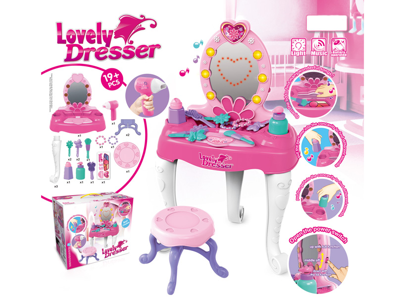 Dresser With Light And Music