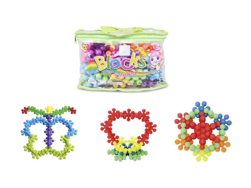 Snowflake Building Blocks 54 PCS