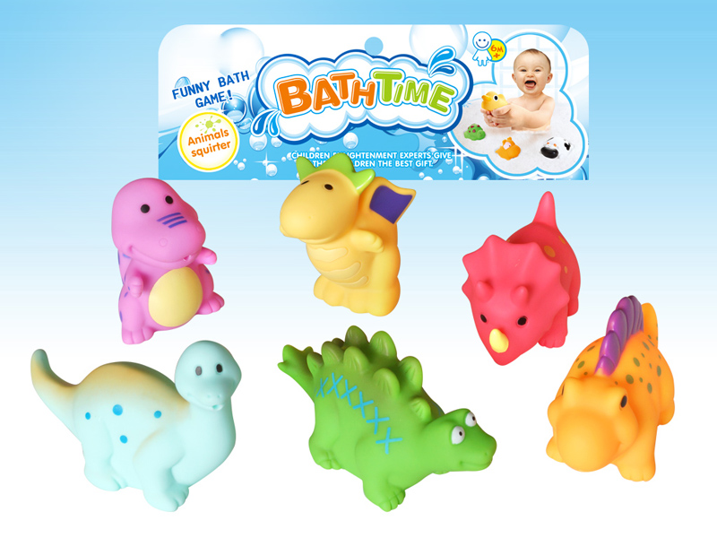 5 PCS Dinosaur Bath Toys