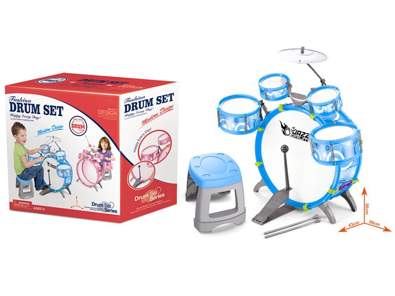 40CM Set Blue Jazz Drum