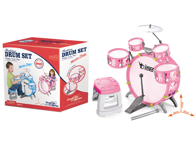 40CM Set Pink Jazz Drum