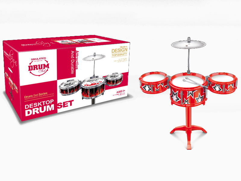 Non-transparent Jazz Drum Red