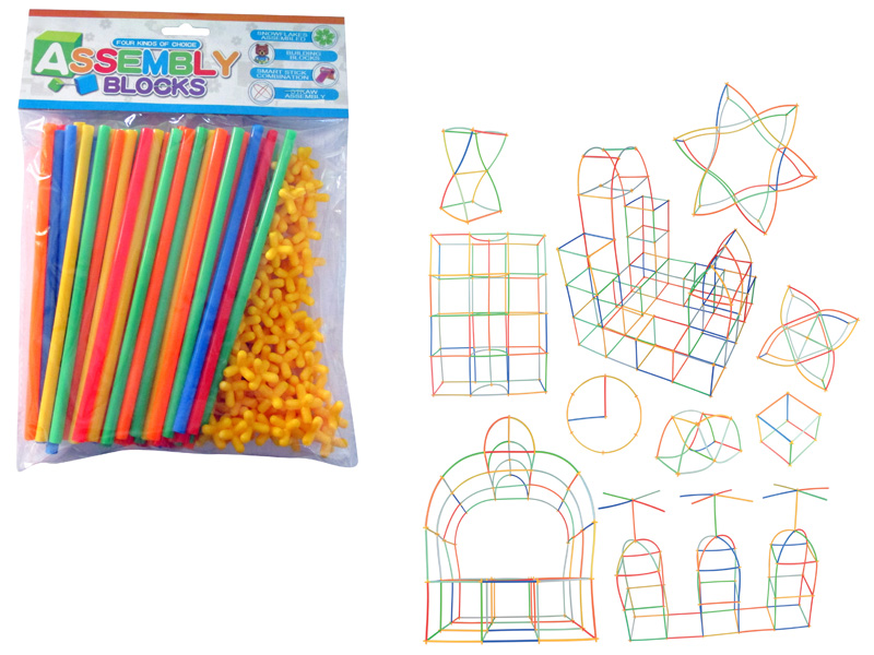 Straw Building Blocks 110PCS