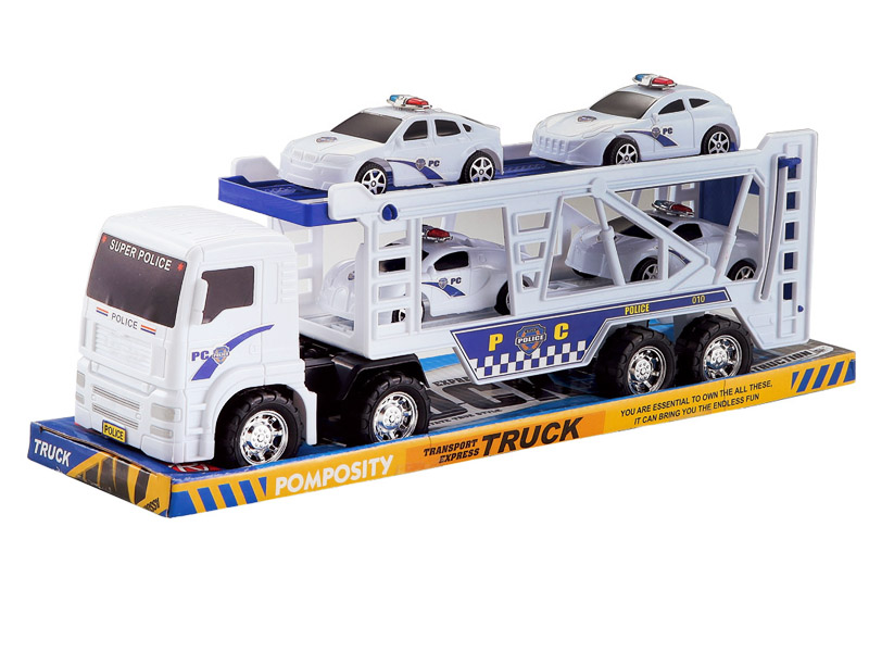 Friction Towing Police Car