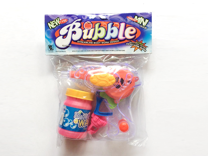Transparent Colors Bubble Gun