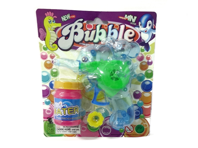 Friction Transparent Mini Elephant Bubble Gun