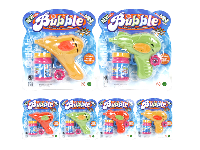 Non-transparent Space Friction Bubble Gun