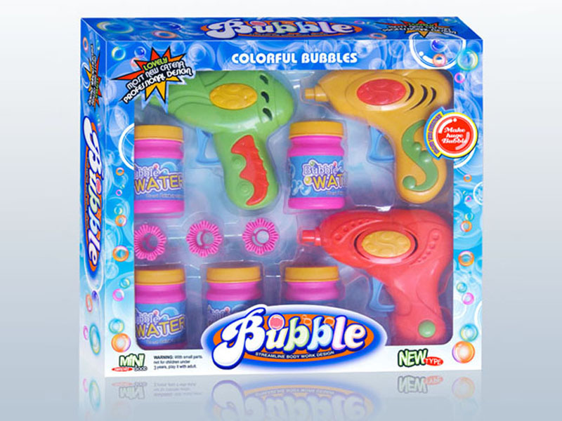 3 PCS Bubble Gun