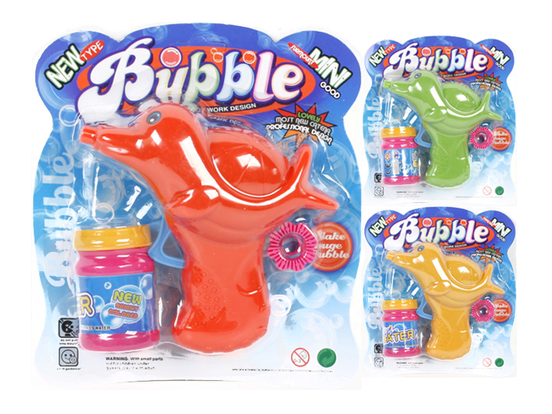 Non-transparent Dolphin  Bubble Gun