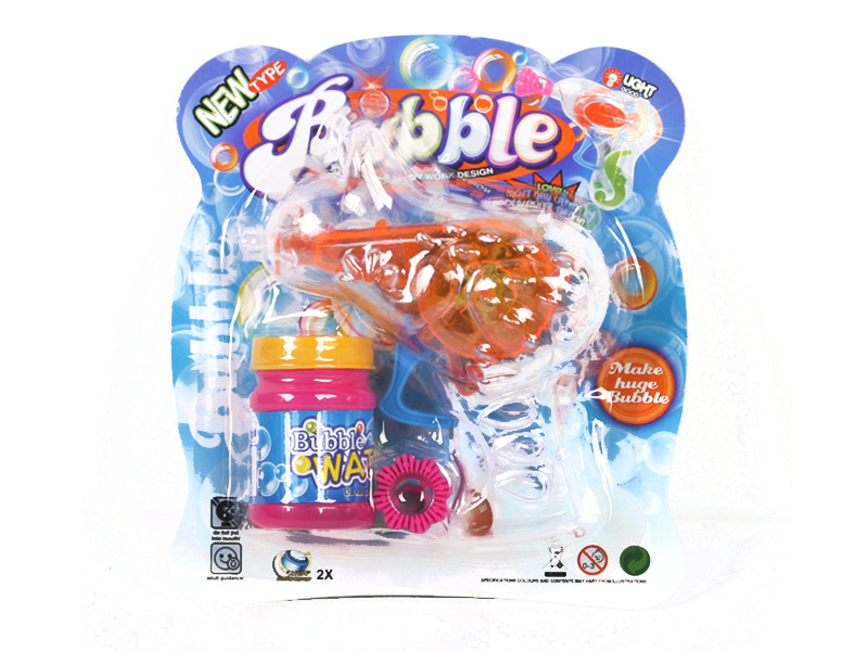 Transparent Frog  Bubble Gun With Light