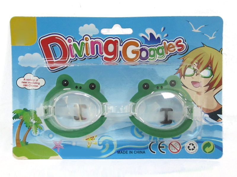Cartoon Frog  Goggles