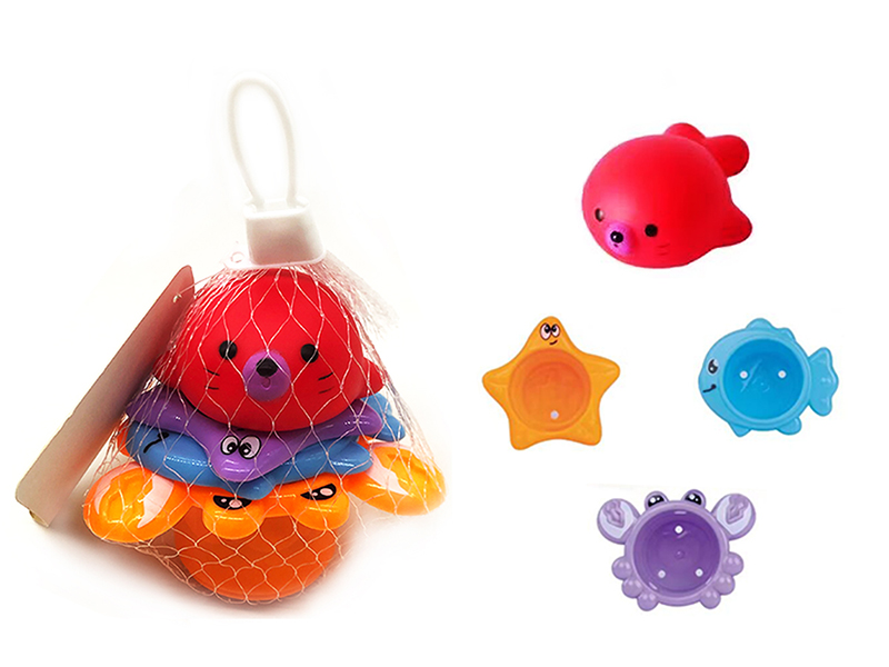 Bathing Folding Cup Combination 4pcs