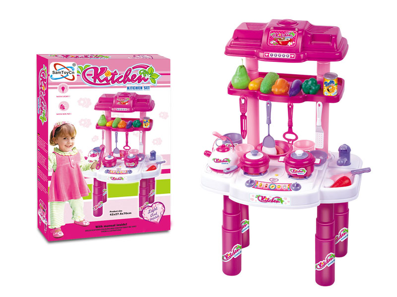 Tableware Set With Music And Light 37 PCS