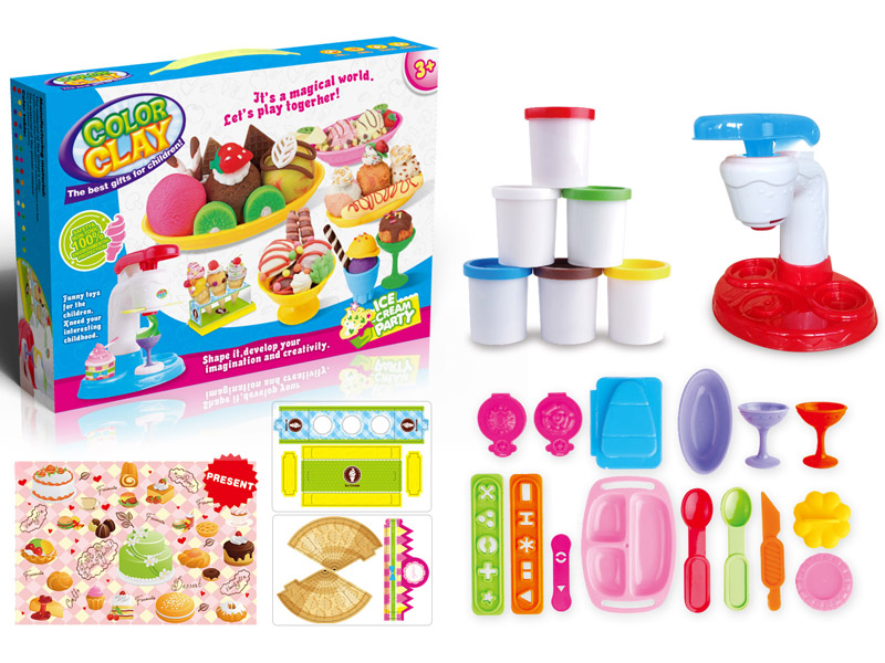 Ice cream Party Play Dough