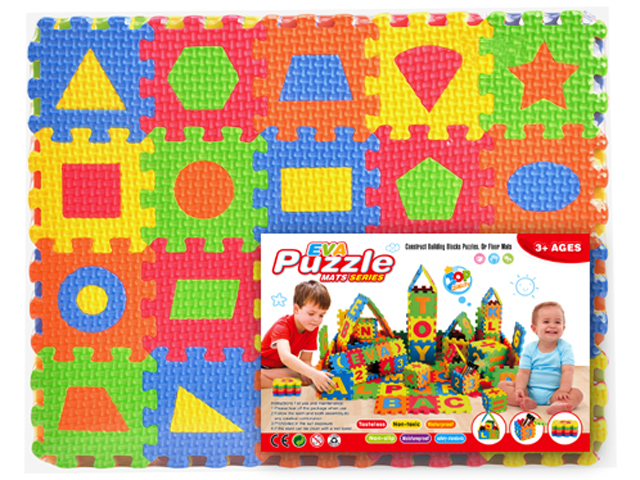 EVA Number Geometric Drawing Notation Jigsaw Puzzle Game 60PCS