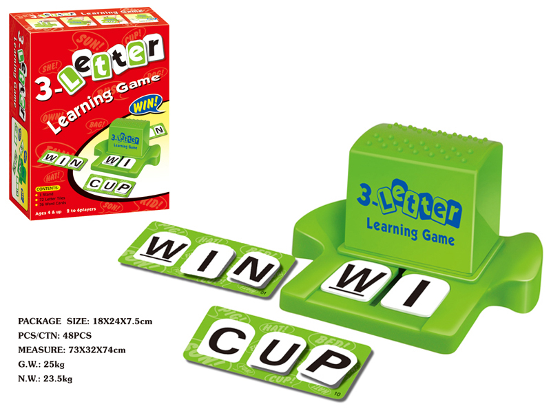 Other Family Game Set(3-Letter, Learning Game)