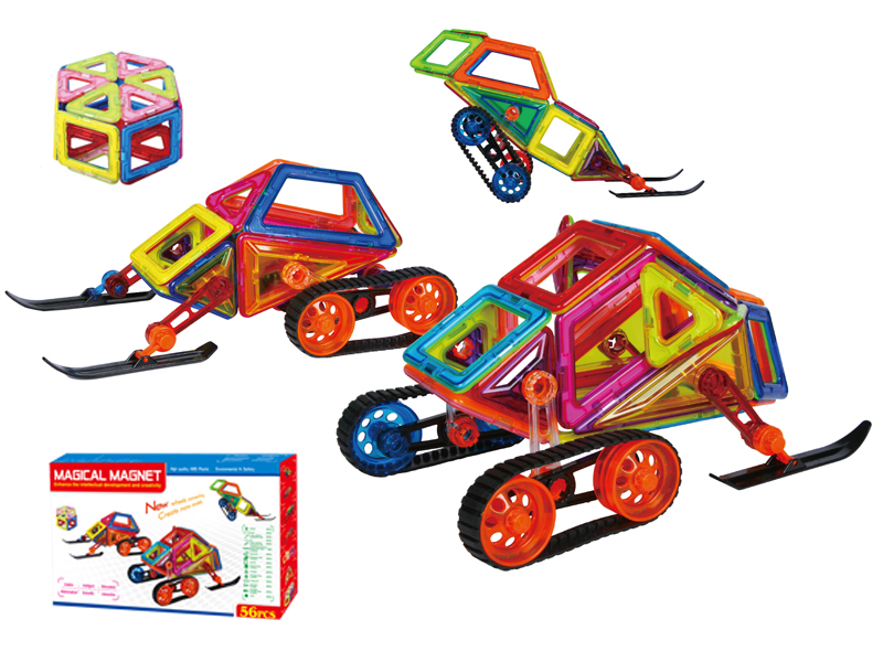 56PCS Magnetism Building Blocks