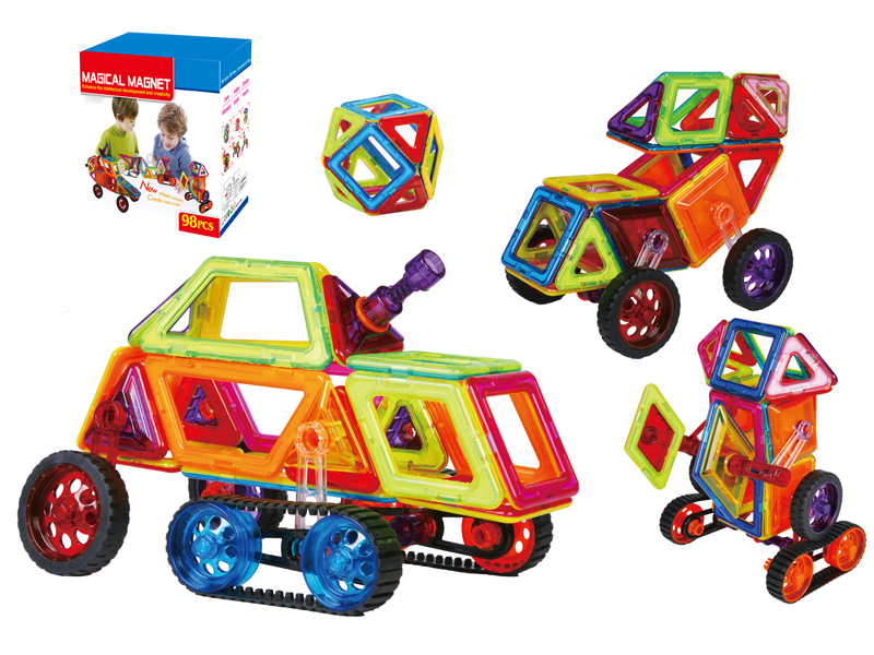 98PCS Magnetism Building Blocks