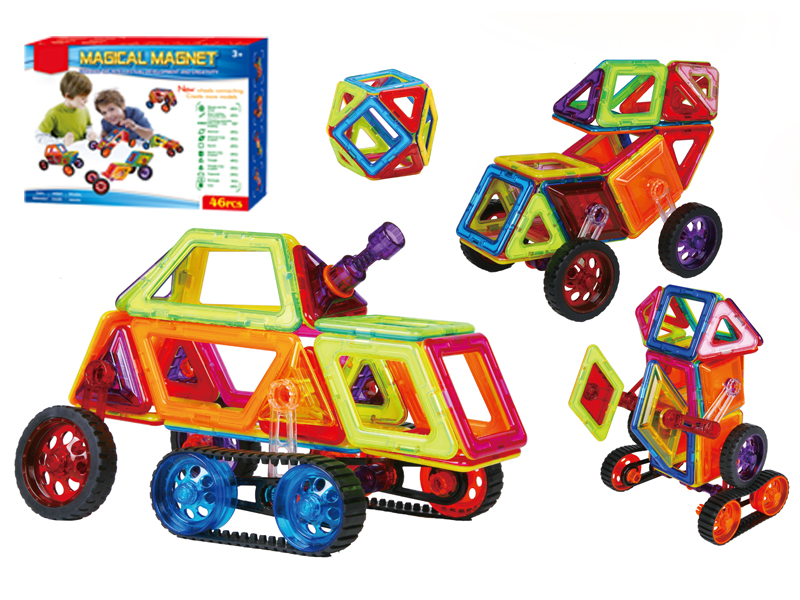 46PCS Magnetism Building Blocks