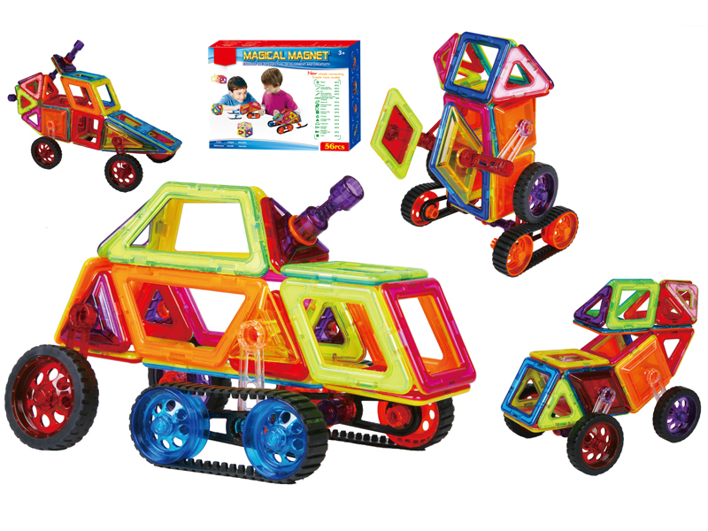 56PCS Magnetism Building Blocks