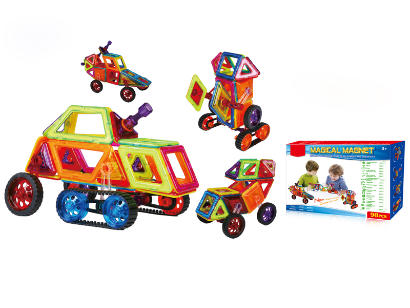 98PCS Magnetism Building Blocks