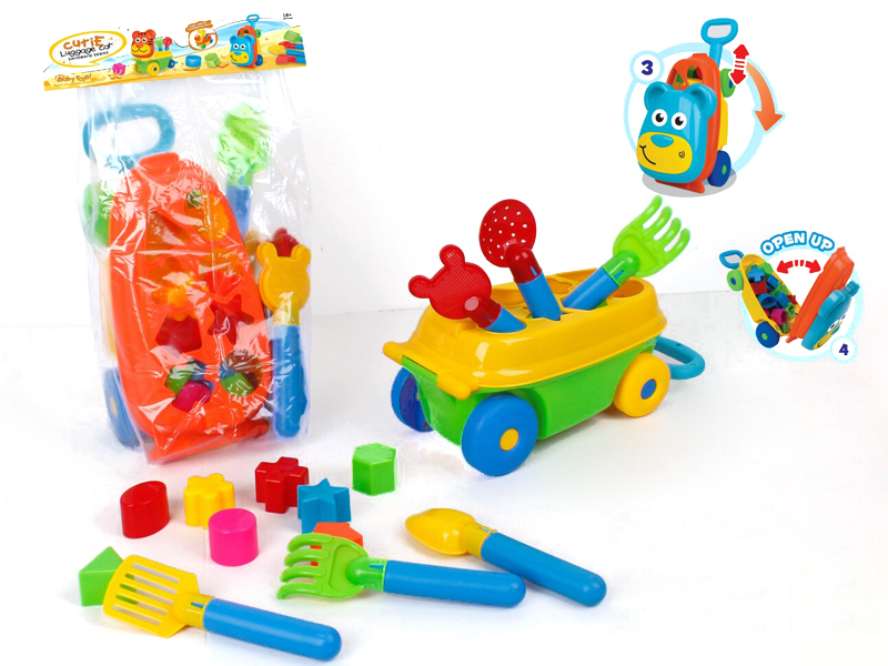 Building Car With Beach Tools