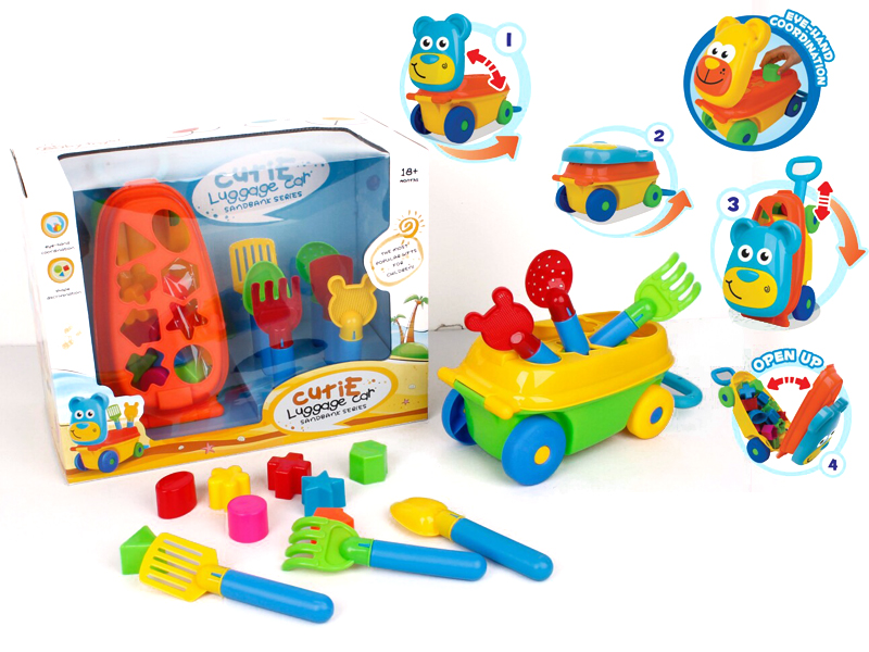 Building Car With Beach Tools