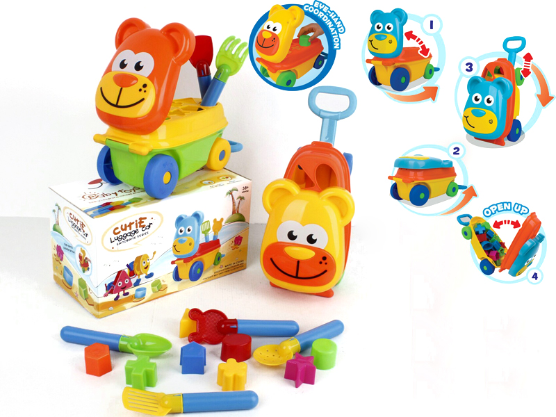 Monkey Building Car With Beach Tools