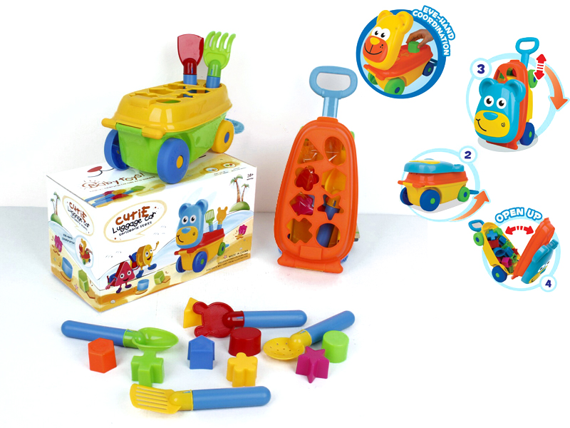 Building Car With Beach Tools