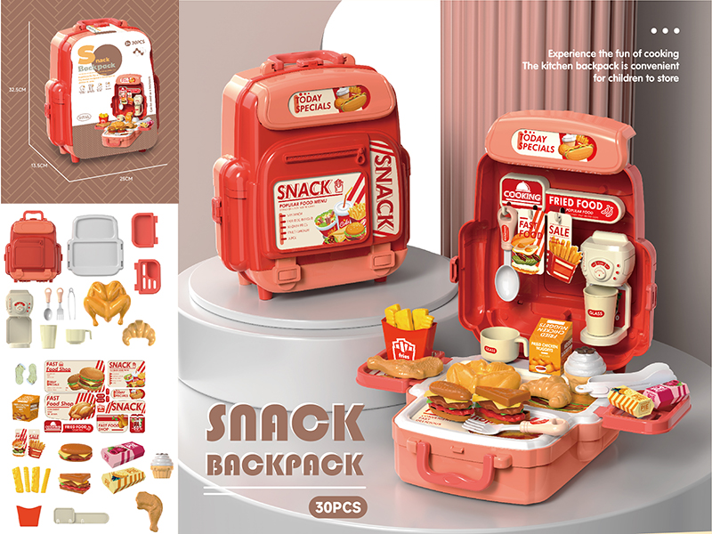 Burger Fries Picnic Backpack 30pcs
