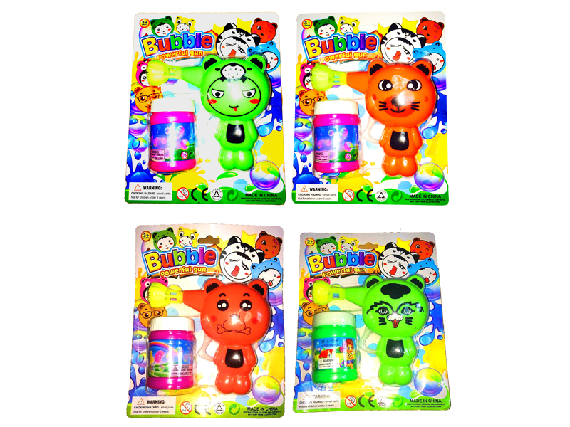 6PCS Cartoon  Bubble Gun